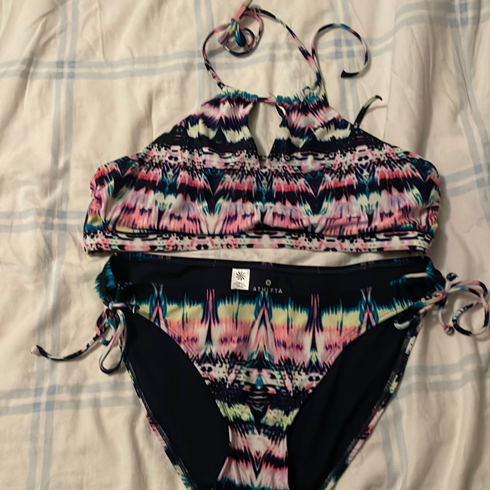 Athleta bikini, tie-dye, large